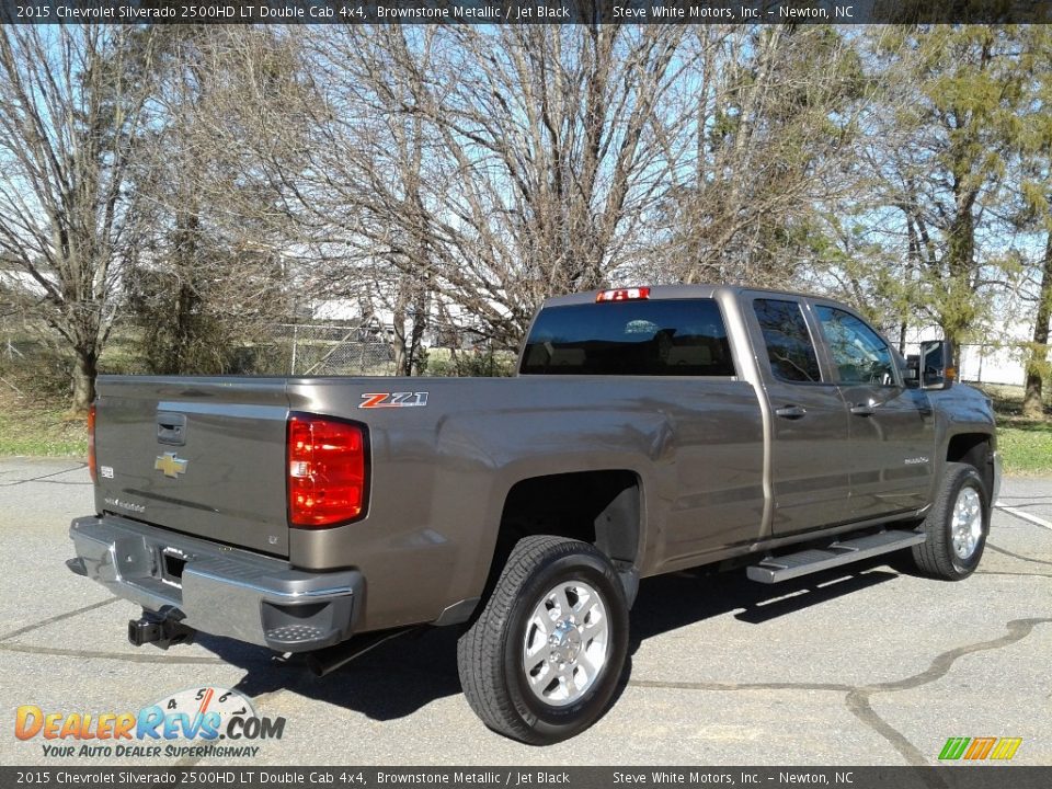 2015 Chevrolet Silverado 2500HD LT Double Cab 4x4 Brownstone Metallic / Jet Black Photo #6