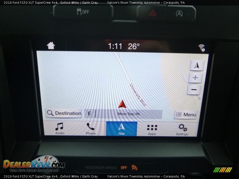 2019 Ford F150 XLT SuperCrew 4x4 Oxford White / Earth Gray Photo #14