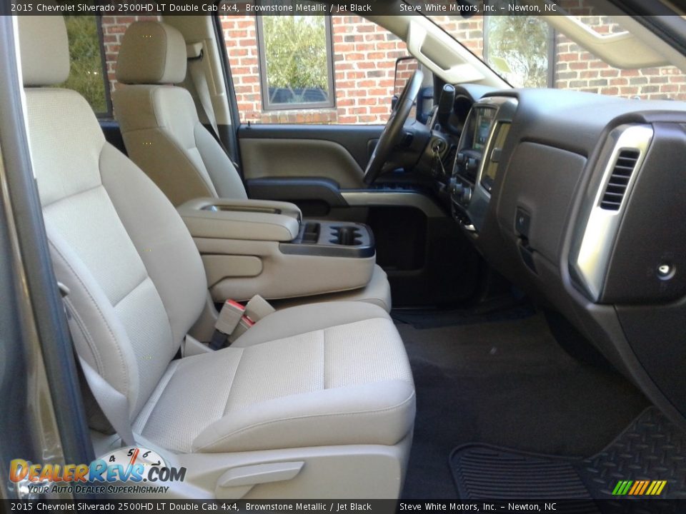 2015 Chevrolet Silverado 2500HD LT Double Cab 4x4 Brownstone Metallic / Jet Black Photo #14