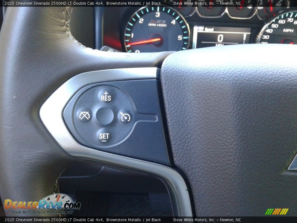 2015 Chevrolet Silverado 2500HD LT Double Cab 4x4 Brownstone Metallic / Jet Black Photo #17