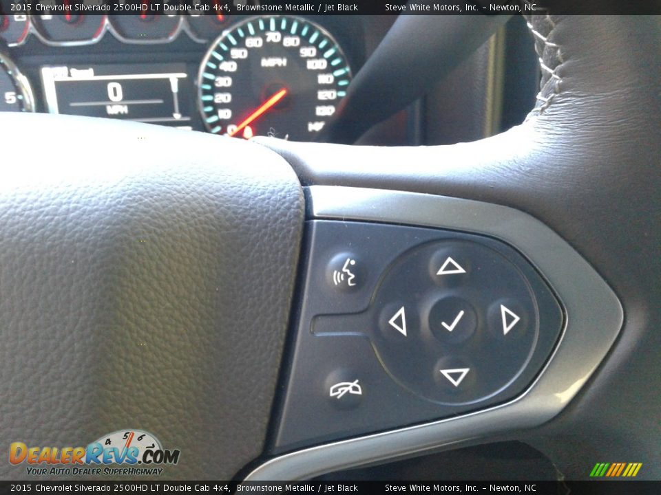 2015 Chevrolet Silverado 2500HD LT Double Cab 4x4 Brownstone Metallic / Jet Black Photo #18