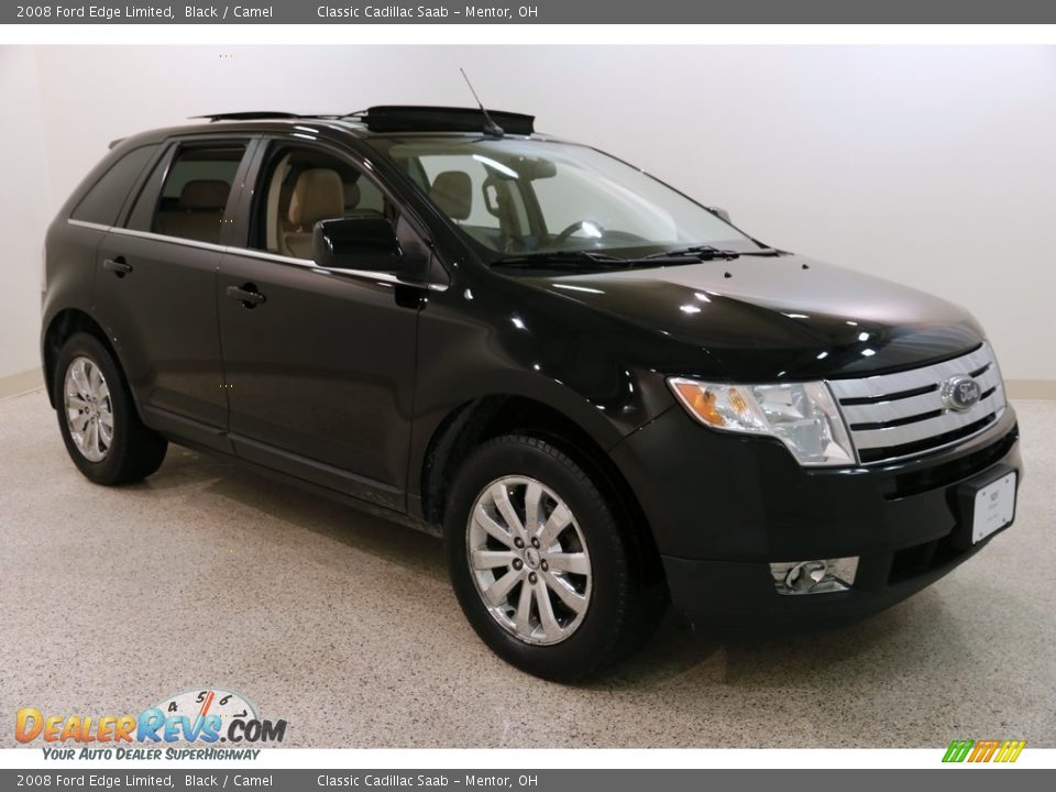 2008 Ford Edge Limited Black / Camel Photo #1