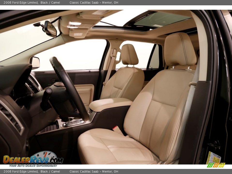 2008 Ford Edge Limited Black / Camel Photo #5