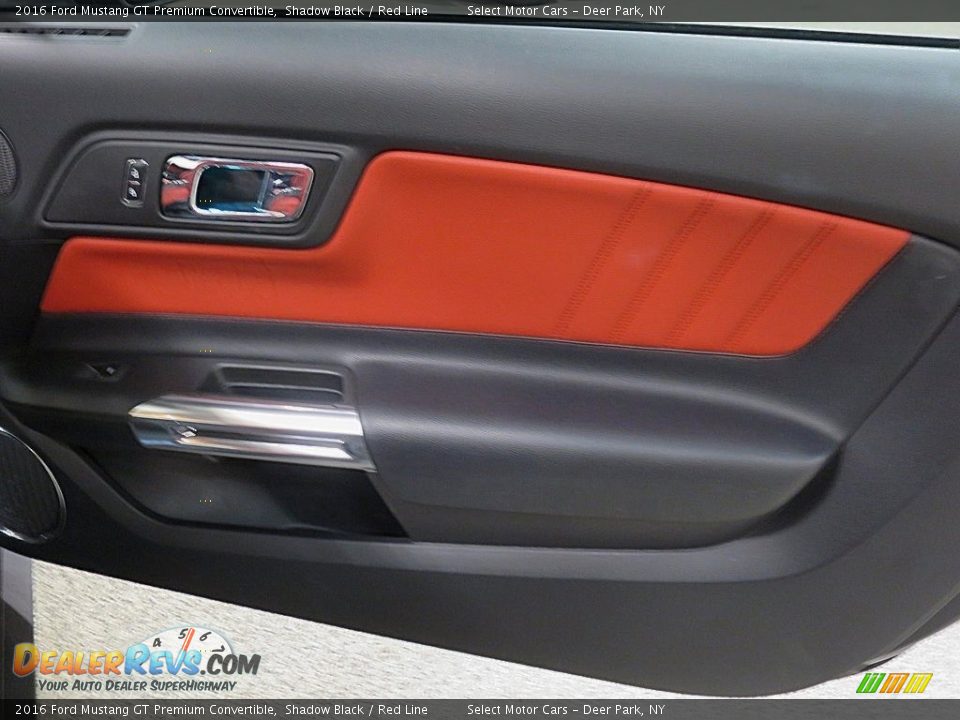 2016 Ford Mustang GT Premium Convertible Shadow Black / Red Line Photo #19