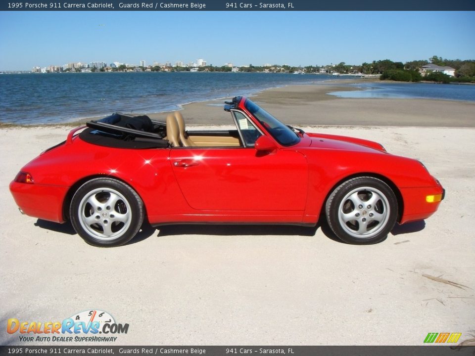 Guards Red 1995 Porsche 911 Carrera Cabriolet Photo #8