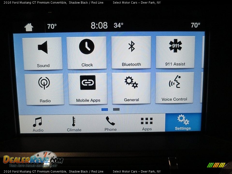 2016 Ford Mustang GT Premium Convertible Shadow Black / Red Line Photo #22