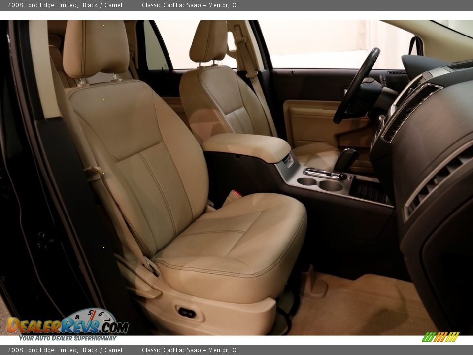 2008 Ford Edge Limited Black / Camel Photo #13
