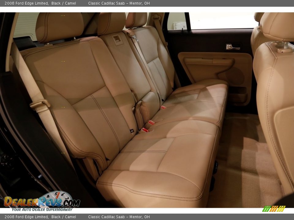 2008 Ford Edge Limited Black / Camel Photo #14