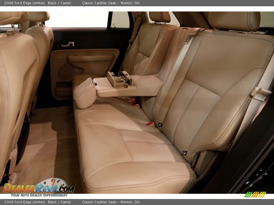 2008 Ford Edge Limited Black / Camel Photo #16