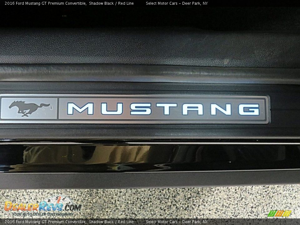 2016 Ford Mustang GT Premium Convertible Shadow Black / Red Line Photo #24