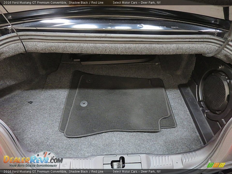 2016 Ford Mustang GT Premium Convertible Shadow Black / Red Line Photo #26