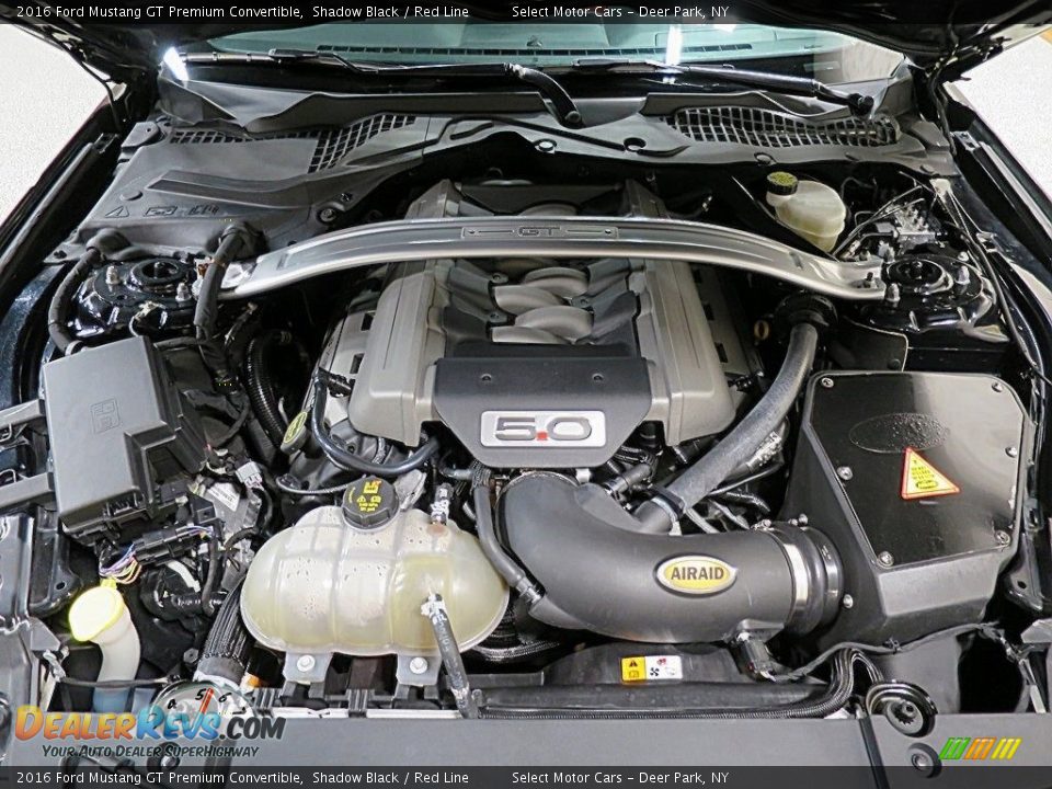 2016 Ford Mustang GT Premium Convertible Shadow Black / Red Line Photo #27