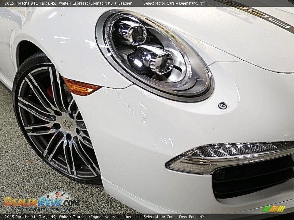 2015 Porsche 911 Targa 4S White / Espresso/Cognac Natural Leather Photo #9