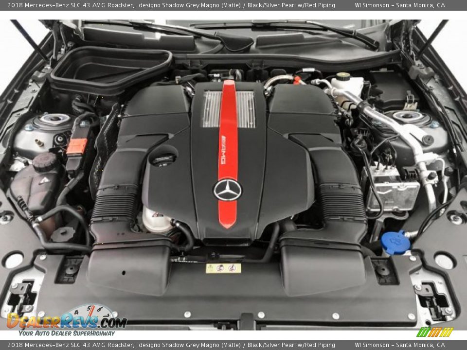 2018 Mercedes-Benz SLC 43 AMG Roadster 3.0 Liter biturbo DOHC 24-Valve VVT V6 Engine Photo #9