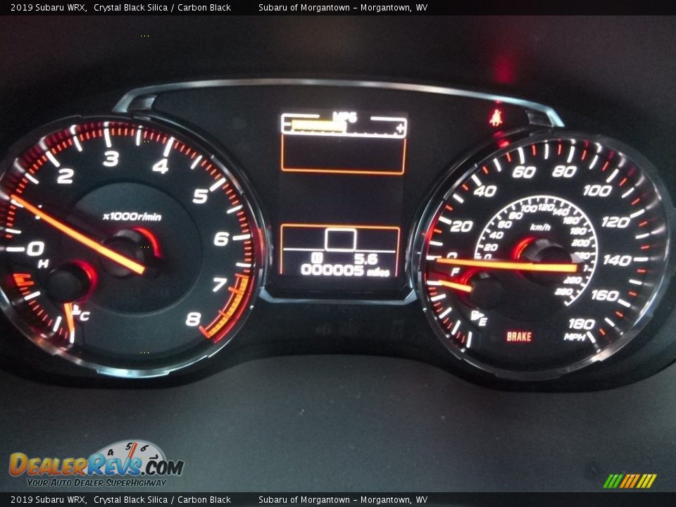 2019 Subaru WRX Crystal Black Silica / Carbon Black Photo #19