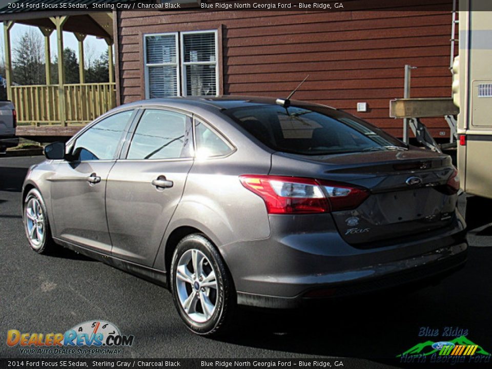 2014 Ford Focus SE Sedan Sterling Gray / Charcoal Black Photo #3