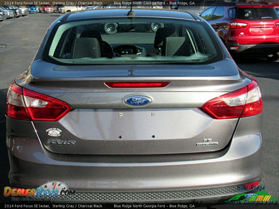 2014 Ford Focus SE Sedan Sterling Gray / Charcoal Black Photo #4