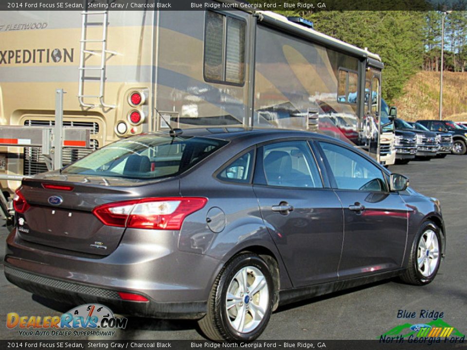 2014 Ford Focus SE Sedan Sterling Gray / Charcoal Black Photo #5