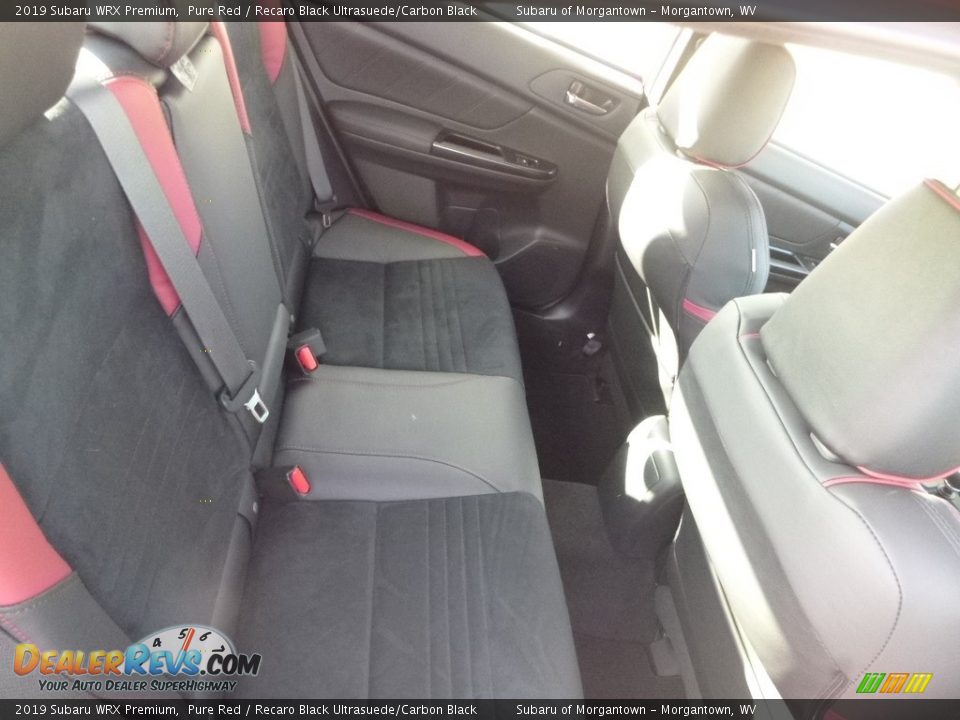 2019 Subaru WRX Premium Pure Red / Recaro Black Ultrasuede/Carbon Black Photo #6