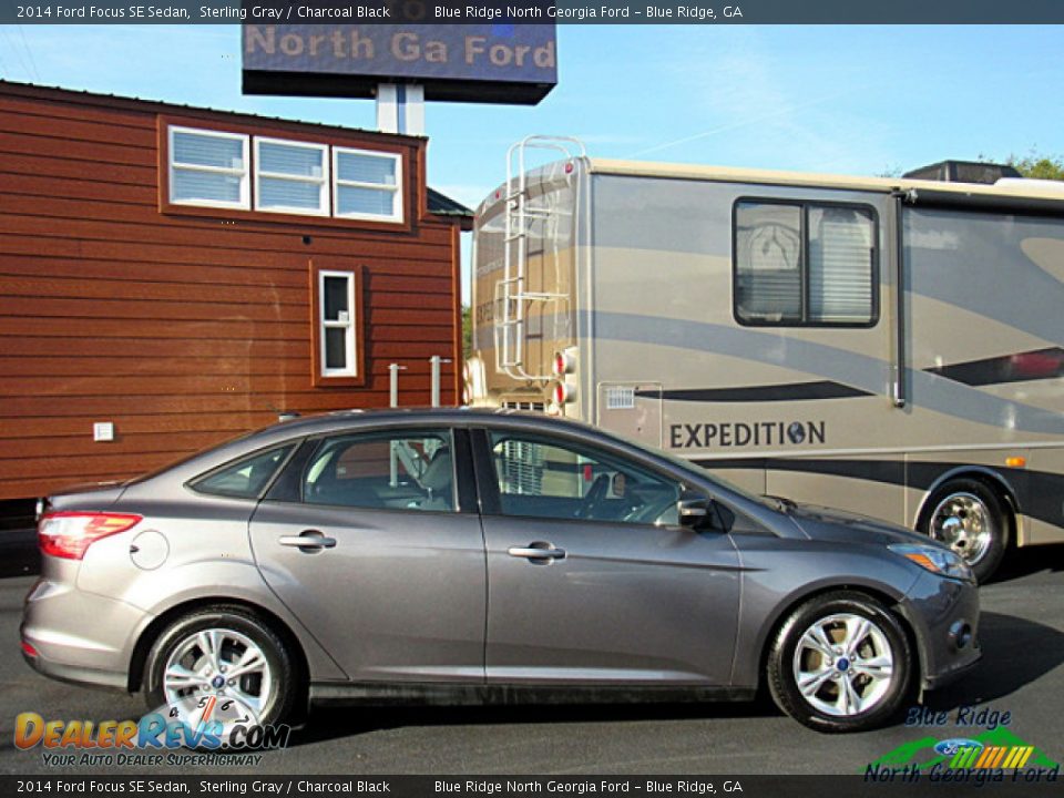 2014 Ford Focus SE Sedan Sterling Gray / Charcoal Black Photo #6