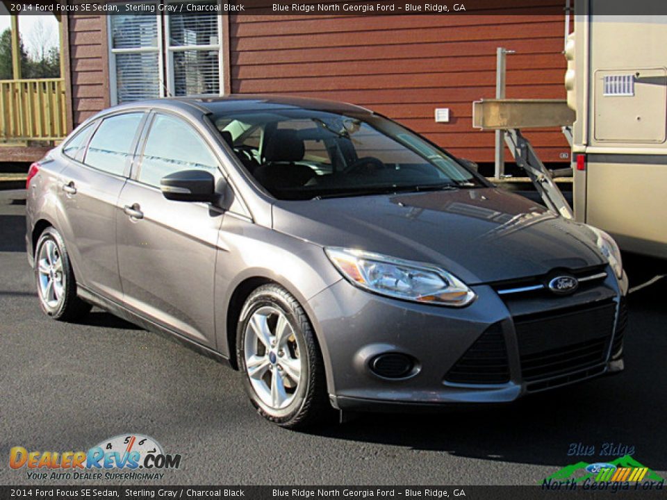 2014 Ford Focus SE Sedan Sterling Gray / Charcoal Black Photo #7