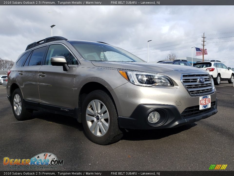 2016 Subaru Outback 2.5i Premium Tungsten Metallic / Warm Ivory Photo #1