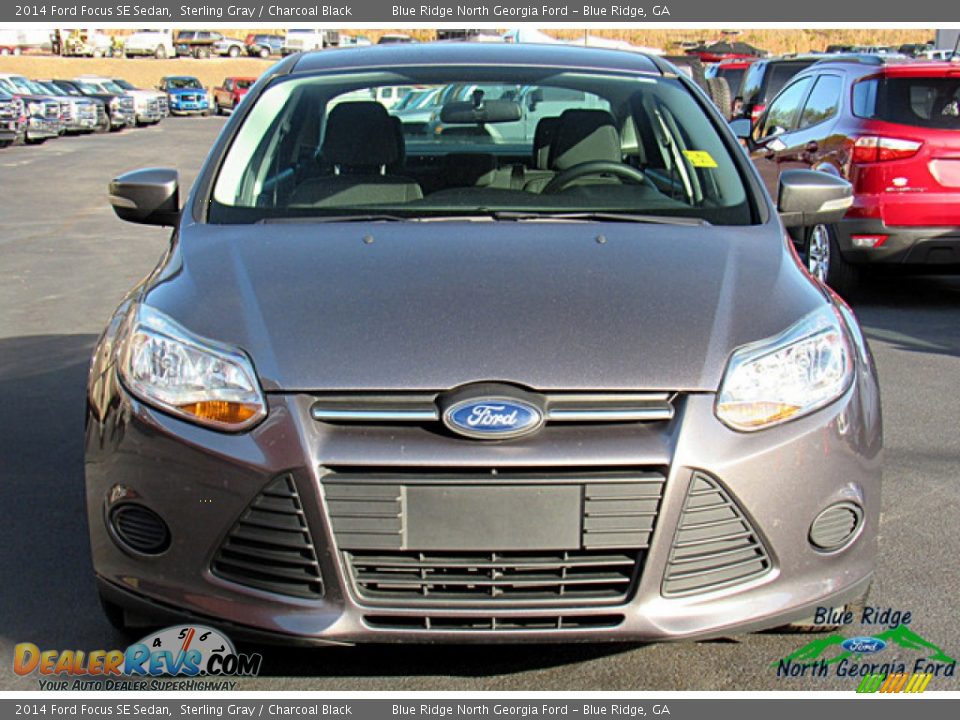 2014 Ford Focus SE Sedan Sterling Gray / Charcoal Black Photo #8