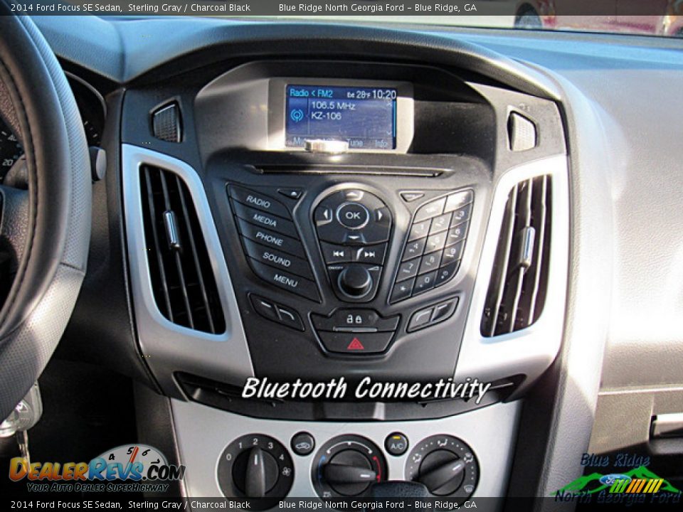 2014 Ford Focus SE Sedan Sterling Gray / Charcoal Black Photo #15