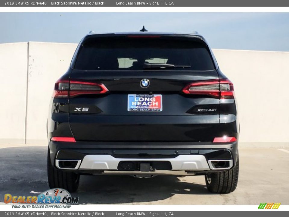 2019 BMW X5 xDrive40i Black Sapphire Metallic / Black Photo #3
