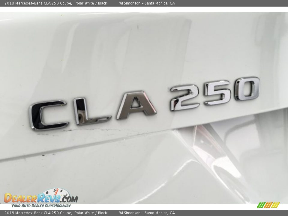 2018 Mercedes-Benz CLA 250 Coupe Polar White / Black Photo #7