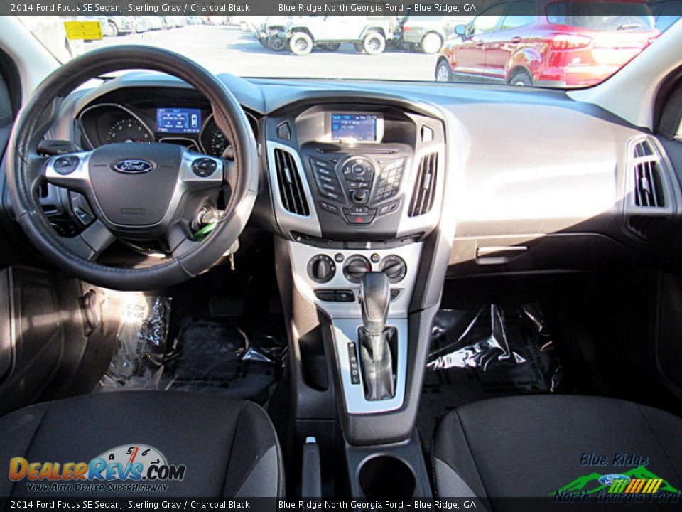 2014 Ford Focus SE Sedan Sterling Gray / Charcoal Black Photo #22