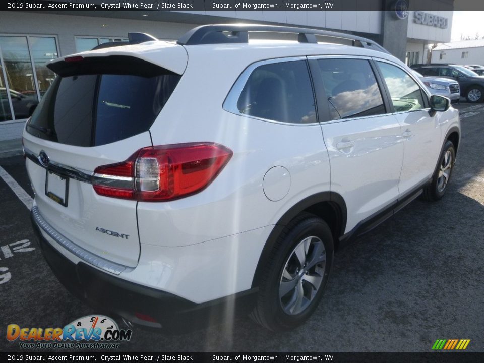 2019 Subaru Ascent Premium Crystal White Pearl / Slate Black Photo #4