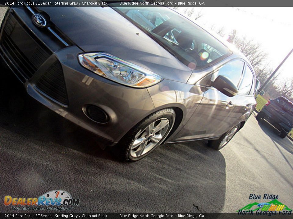 2014 Ford Focus SE Sedan Sterling Gray / Charcoal Black Photo #29