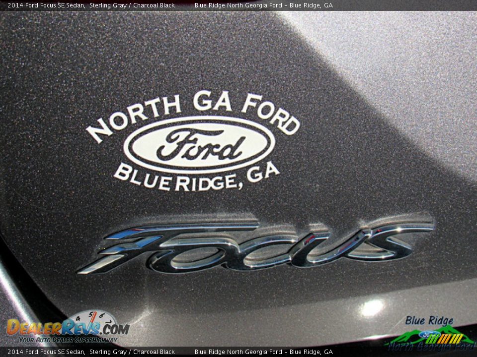 2014 Ford Focus SE Sedan Sterling Gray / Charcoal Black Photo #33