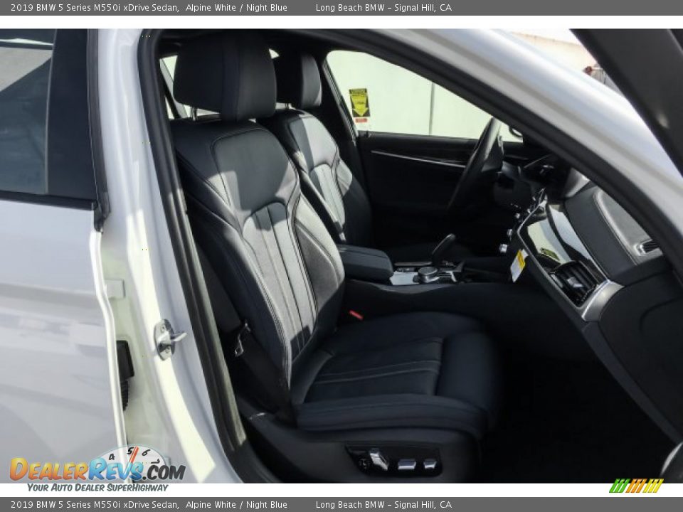 Front Seat of 2019 BMW 5 Series M550i xDrive Sedan Photo #2