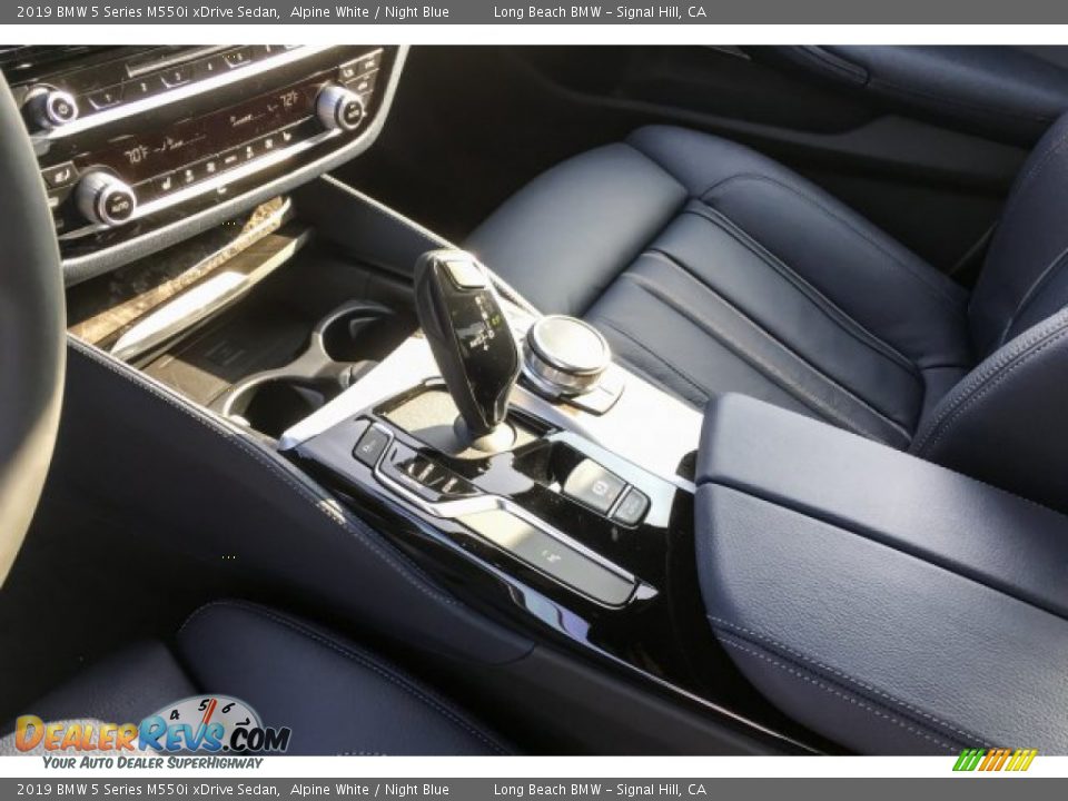 Controls of 2019 BMW 5 Series M550i xDrive Sedan Photo #7