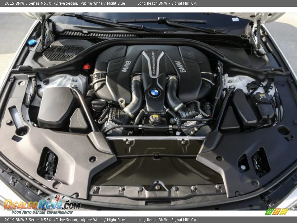 2019 BMW 5 Series M550i xDrive Sedan 4.4 Liter DI TwinPower Turbocharged DOHC 32-Valve VVT V8 Engine Photo #8