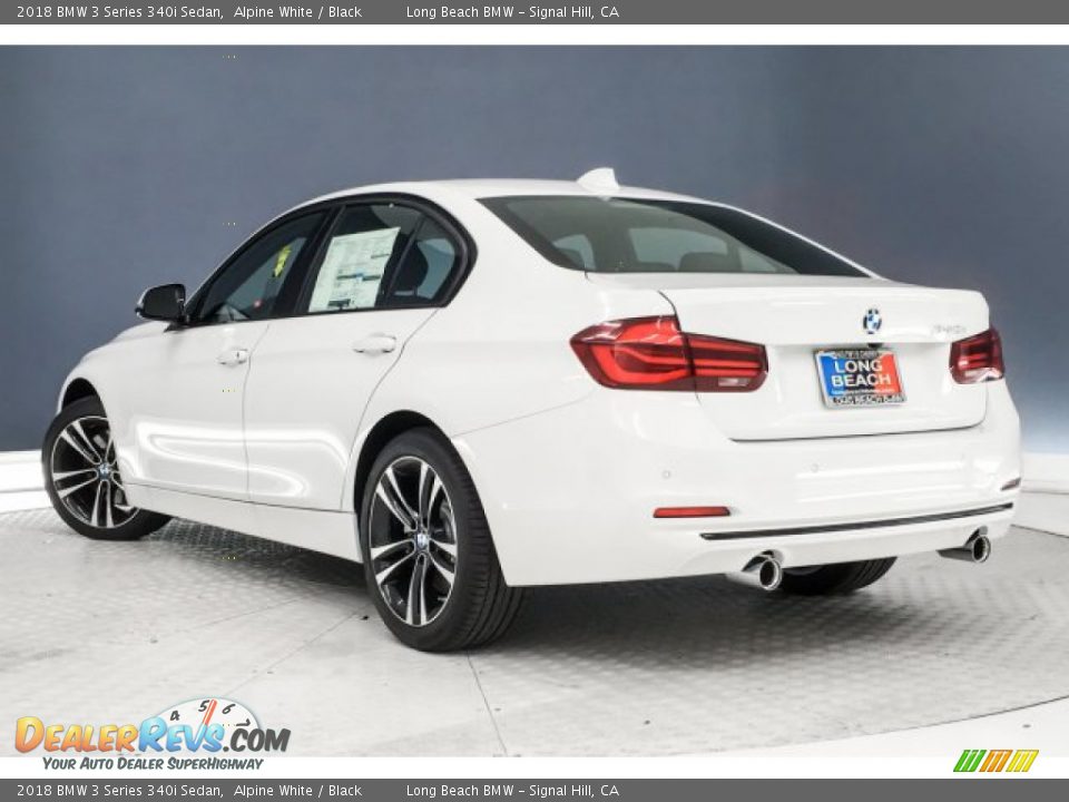 2018 BMW 3 Series 340i Sedan Alpine White / Black Photo #2