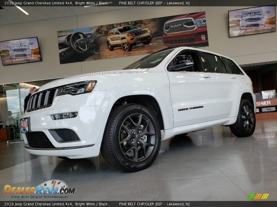 2019 Jeep Grand Cherokee Limited 4x4 Bright White / Black Photo #3