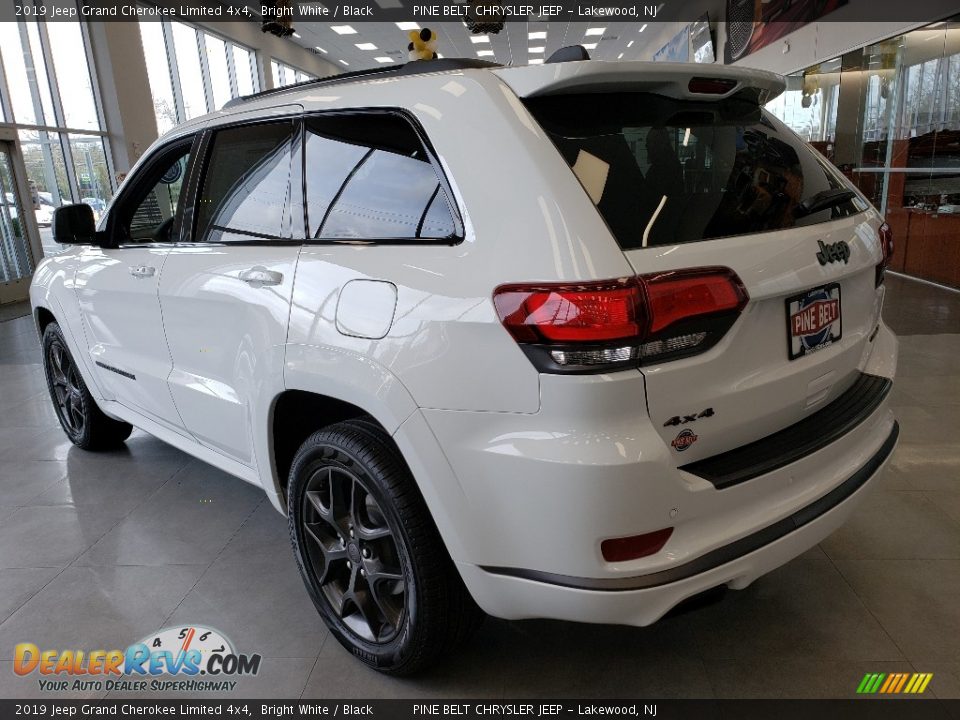 2019 Jeep Grand Cherokee Limited 4x4 Bright White / Black Photo #4