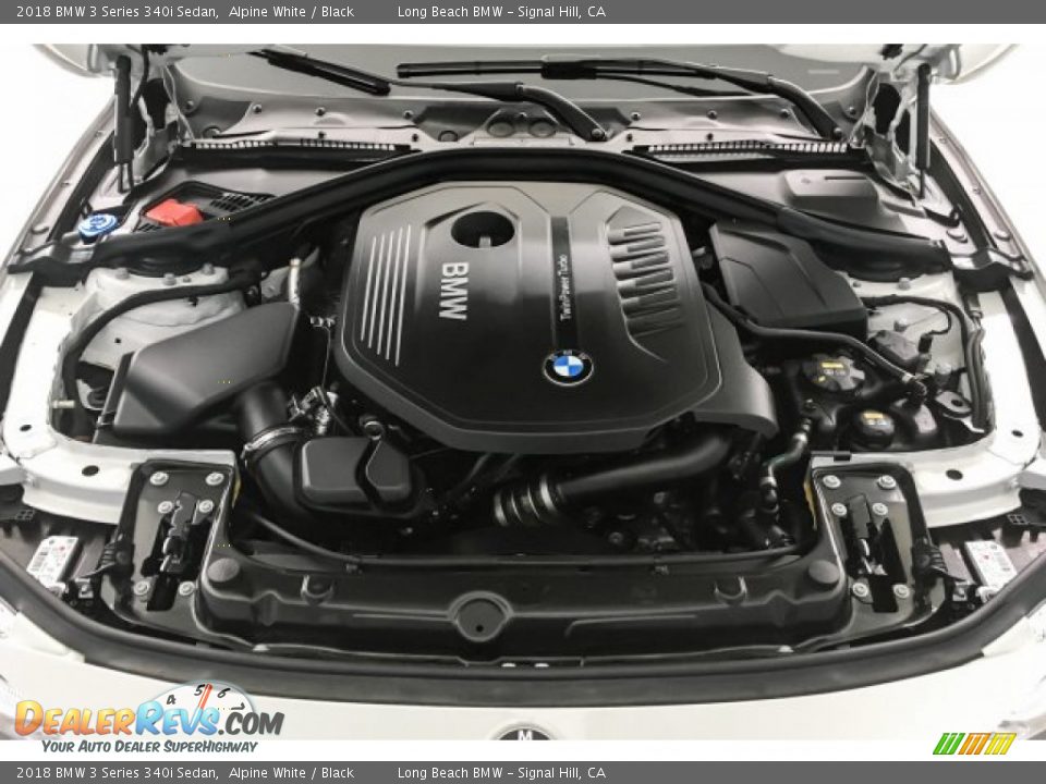 2018 BMW 3 Series 340i Sedan Alpine White / Black Photo #8