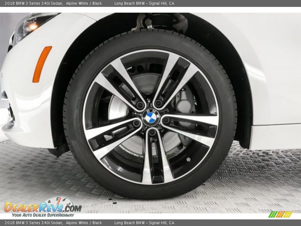 2018 BMW 3 Series 340i Sedan Alpine White / Black Photo #9