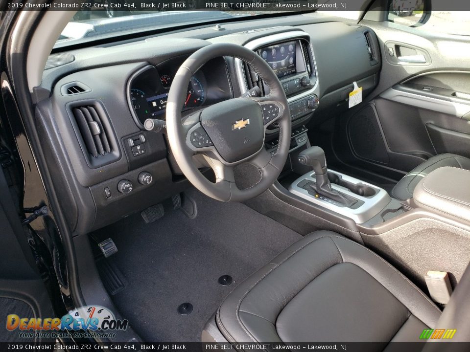 Jet Black Interior - 2019 Chevrolet Colorado ZR2 Crew Cab 4x4 Photo #7