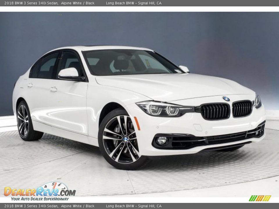 2018 BMW 3 Series 340i Sedan Alpine White / Black Photo #12