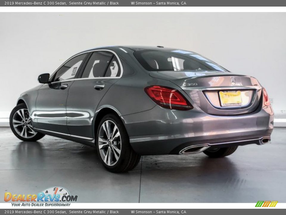 2019 Mercedes-Benz C 300 Sedan Selenite Grey Metallic / Black Photo #2