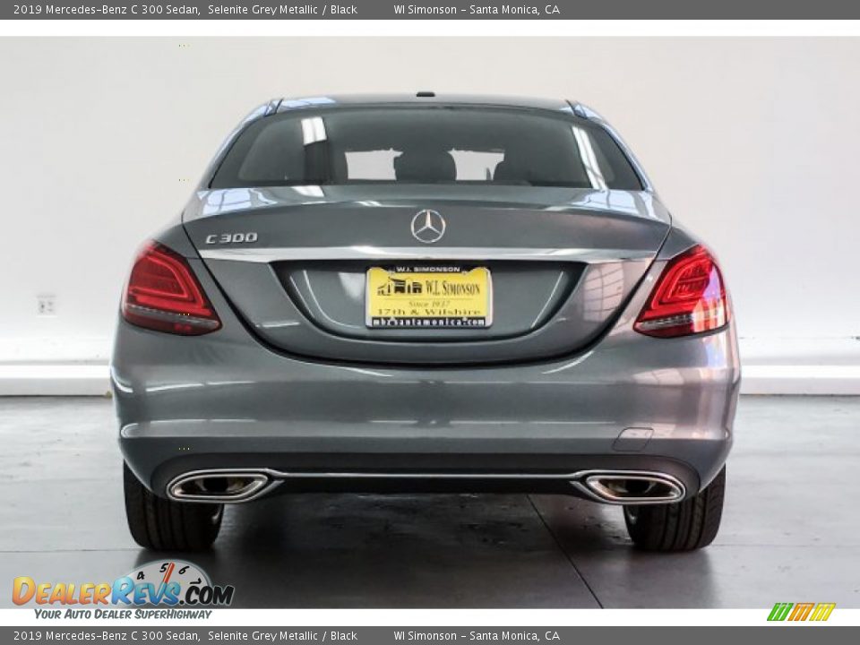 2019 Mercedes-Benz C 300 Sedan Selenite Grey Metallic / Black Photo #3