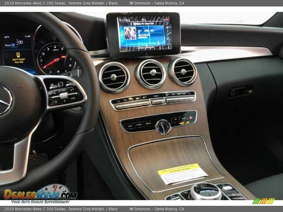 2019 Mercedes-Benz C 300 Sedan Selenite Grey Metallic / Black Photo #6