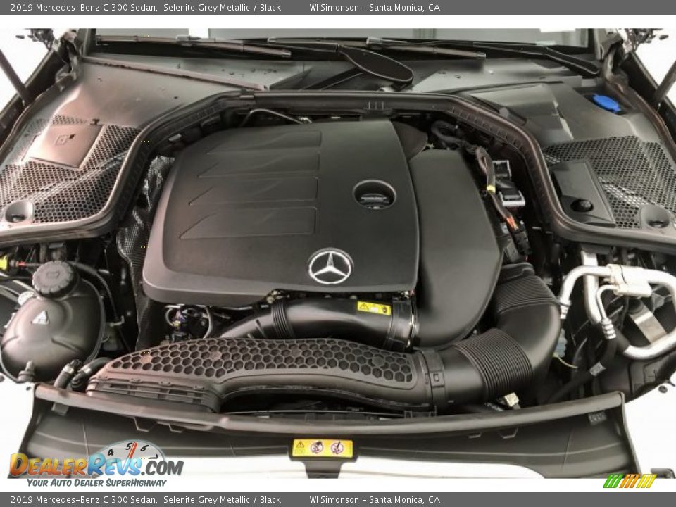 2019 Mercedes-Benz C 300 Sedan Selenite Grey Metallic / Black Photo #8