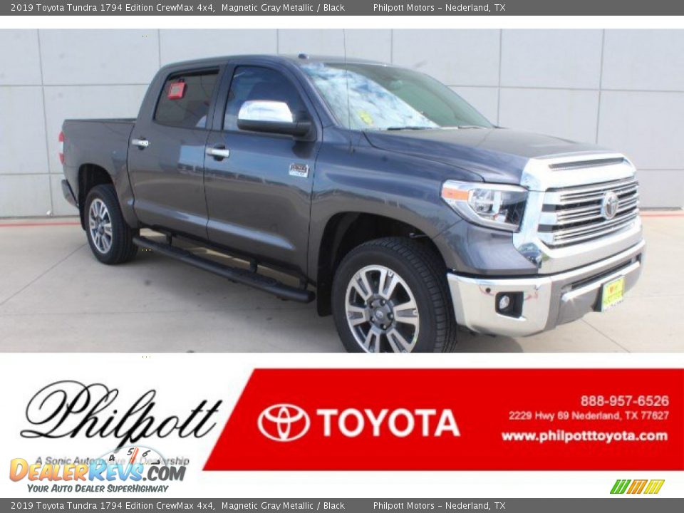 2019 Toyota Tundra 1794 Edition CrewMax 4x4 Magnetic Gray Metallic / Black Photo #1