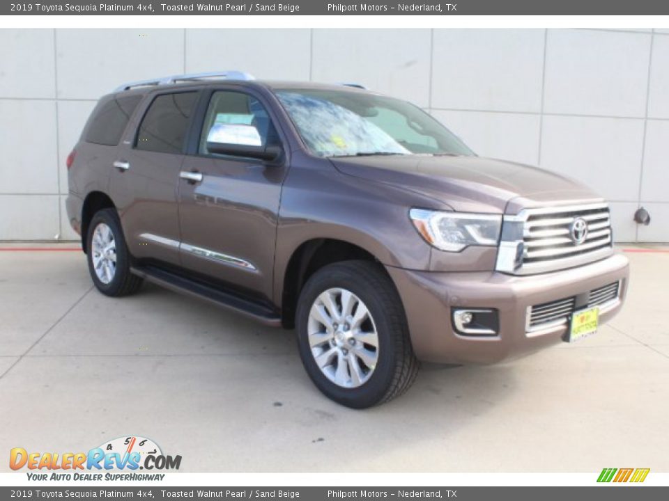 2019 Toyota Sequoia Platinum 4x4 Toasted Walnut Pearl / Sand Beige Photo #2